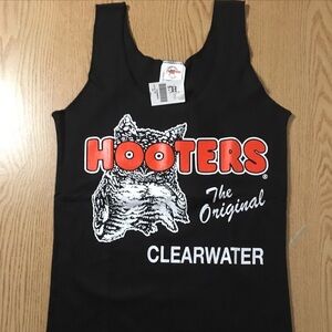 B14 New Hooters Girl Uniform Tank From Clearwater Florida With Flaw Size Small